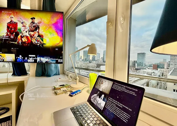Appartement Sawa 7 Wifi8gbs 85'tv 4k Netflix Warschau